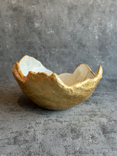 Large Hatched in pearl and gold