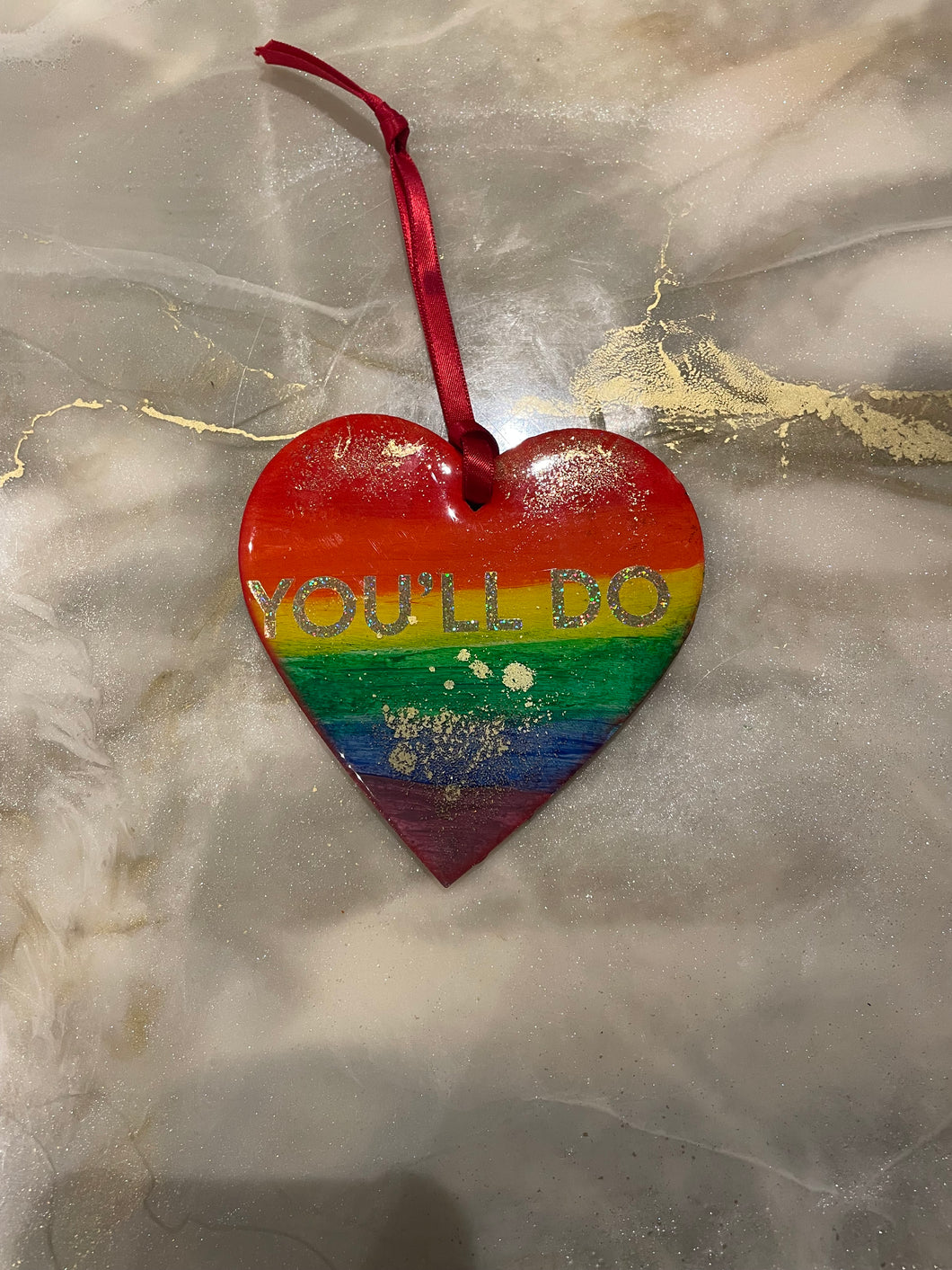 Rainbow heart