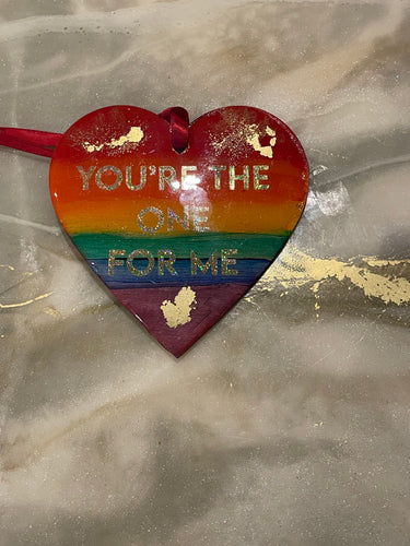 Rainbow heart