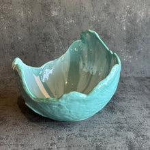 Large hatched in duck egg blue