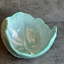 Large hatched in duck egg blue