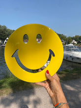 Smiley resin face in yellow all sizes