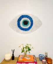 QUARTZ CRYSTAL RESIN EVIL EYE MADE TO ORDER XL